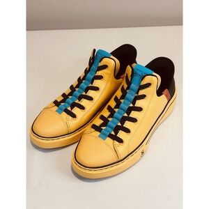 Skechers  Snoop Dogg One-OG Men's 8.5 Leather Yellow Black Slip Ins Shoes